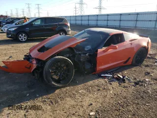 2019 Chevrolet Corvette Grand Sport 2LT with VIN 1G1YX2D78K5116515, listed as a Copart auction lot 52280934 with 43,390 mi miles and Salvage Title. Bid and sale history available at carsss.com. Image 1.