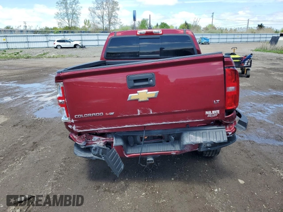 2019 Chevrolet Colorado 4WD LT with VIN 1GCGTCEN9K1316389, listed as a Copart auction lot 56095715 with 96,237 mi miles and Salvage title. Bid and sale history available at DreamBid. Image 6.
