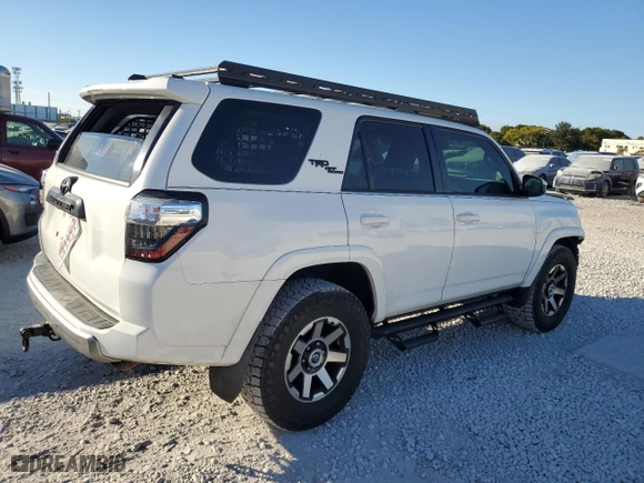 2021 Toyota 4Runner TRD Off Road with VIN JTEPU5JR6M5864259, listed as a Copart auction lot 83344384 with 106,045 mi miles and Salvage Title. Bid and sale history available at carsss.com. Image 3.