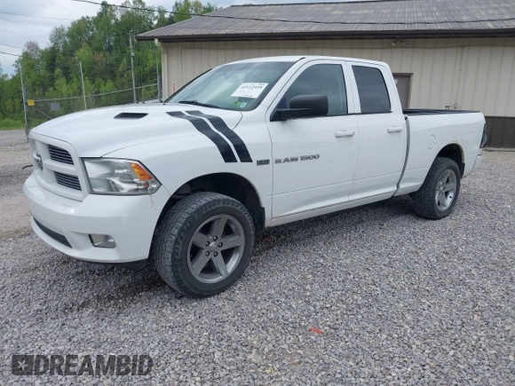 2012 Ram 1500 Sport with VIN 1C6RD7HT0CS316422, listed as a IAAI auction lot 42112459 with 153,026 mi miles and . Bid and sale history available at DreamBid. Image 2.