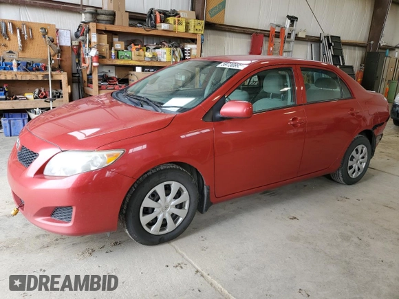 2010 Toyota Corolla with VIN 2T1BU4EE0AC368176, listed as a Copart auction lot 59730895 with 293,846 mi miles and Salvage title. Bid and sale history available at DreamBid. Image 1.