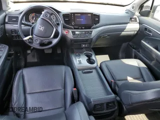 2022 Honda Ridgeline RTL-E with VIN 5FPYK3F73NB014672, listed as a Copart auction lot 54617475 with 76,160 mi miles and Salvage title. Bid and sale history available at DreamBid. Image 8.