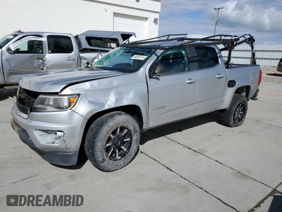2020 Chevrolet Colorado 4WD LT with VIN 1GCGTCEN1L1113627, listed as a Copart auction lot 54939715 with 71,227 mi miles and Salvage title. Bid and sale history available at DreamBid. Image 1.