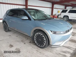 2022 Hyundai IONIQ 5 Limited with VIN KM8KRDAF1NU104274, listed as a IAAI auction lot 41194511 with 57,331 mi miles. Bid and sale history available at carsss.com. Image 1.