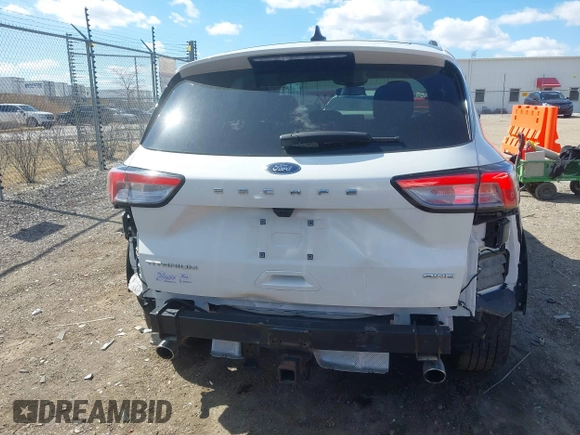 2022 Ford Escape Titanium with VIN 1FMCU9J93NUA99685, listed as a IAAI auction lot 41867437 with 36,987 mi miles and . Bid and sale history available at DreamBid. Image 6.