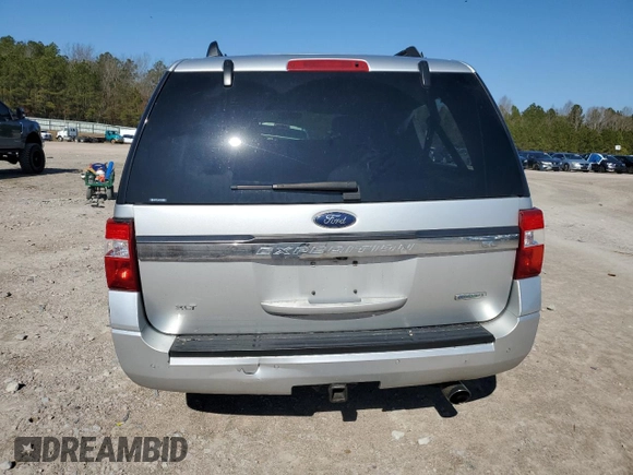 2017 Ford Expedition Max XLT with VIN 1FMJK1HT6HEA61107, listed as a Copart auction lot 43619345 with 168,523 mi miles and Salvage title. Bid and sale history available at DreamBid. Image 6.