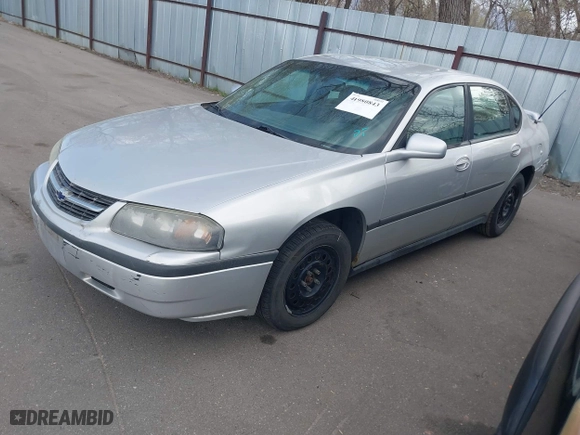 2000 Chevrolet Impala with VIN 2G1WF55E8Y9137739, listed as a IAAI auction lot 41980843 with 182,660 mi miles. Bid and sale history available at carsss.com. Image 2.