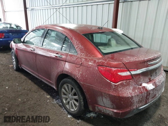 2014 Chrysler 200 Limited with VIN 1C3CCBCGXEN186783, listed as a IAAI auction lot 41395413 with 100,040 mi miles. Bid and sale history available at carsss.com. Image 3.