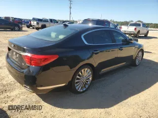2015 Kia K900 Luxury with VIN KNALW4D46F6017582, listed as a Copart auction lot 75521404 with 165,826 mi miles and Clean Title. Bid and sale history available at carsss.com. Image 3.