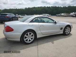 2003 Mercedes-Benz SL 500 with VIN WDBSK75F93F021714, listed as a Copart auction lot 58963285 with 51,938 mi miles and Clean title. Bid and sale history available at DreamBid. Image 3.