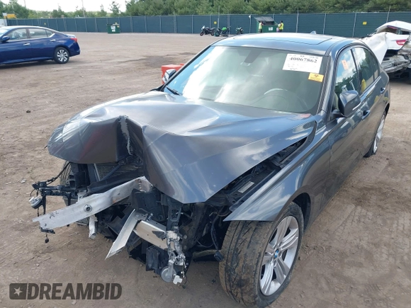 2016 BMW 3 Series 328i with VIN WBA8E9C59GK645726, listed as a IAAI auction lot 40067862 with 87,294 mi miles and . Bid and sale history available at DreamBid. Image 2.