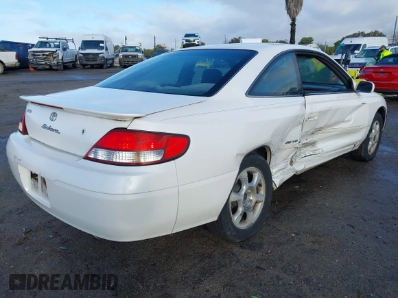 1999 Toyota Solara SE with VIN 2T1CF22P4XC169312, listed as a IAAI auction lot 41581888 with 99,791 mi miles and . Bid and sale history available at carsss.com. Image 4.