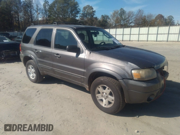 2006 Ford Escape Limited with VIN 1FMYU04126KC42744, listed as a IAAI auction lot 40839433 with 161,429 mi miles and . Bid and sale history available at DreamBid. Image 1.