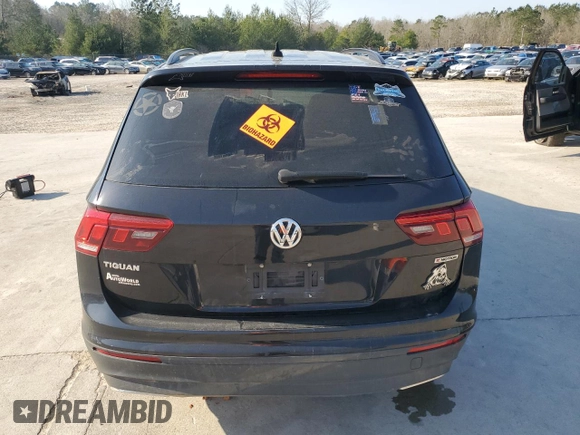 2020 Volkswagen Tiguan S with VIN 3VV0B7AX7LM140709, listed as a Copart auction lot 48071565 with 50,669 mi miles and Salvage title. Bid and sale history available at DreamBid. Image 6.