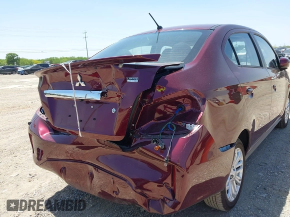 2024 Mitsubishi Mirage ES with VIN ML32FUFJ2RHF11096, listed as a IAAI auction lot 42081913 with 5,318 mi miles and . Bid and sale history available at DreamBid. Image 6.