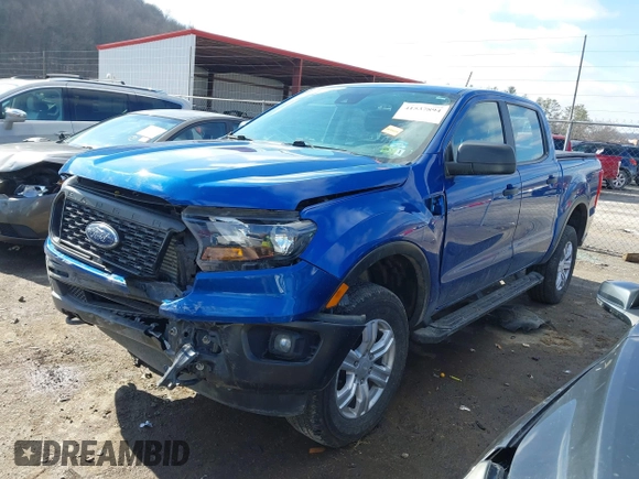 2019 Ford Ranger XL with VIN 1FTER4FH9KLB20431, listed as a IAAI auction lot 41537894 with 37,573 mi miles. Bid and sale history available at carsss.com. Image 17.