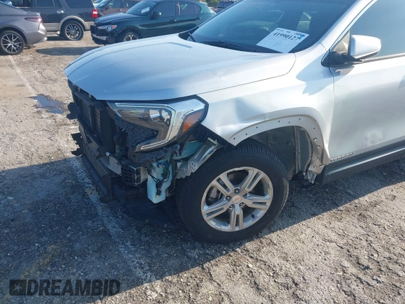 2018 GMC Terrain SLE with VIN 3GKALMEV7JL404266, listed as a IAAI auction lot 41990127 with 57,869 mi miles and . Bid and sale history available at DreamBid. Image 6.