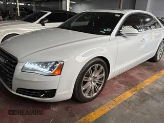 2014 Audi A8 3.0L TDI with VIN WAURMAFD2EN003811, listed as a Copart auction lot 61867575 with 120,705 mi miles and Clean title. Bid and sale history available at DreamBid. Image 2.