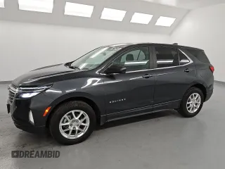 2022 Chevrolet Equinox LT z VIN 2GNAXUEVXN6140445, wystawiony jako Copart lot #57114225 z przebiegiem 79 902 mil mil oraz Czysty tytuł • Clean title. Historia ofert i sprzedaży dostępna na DreamBid. Obrazek 1.
