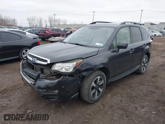 2017 Subaru Forester Premium with VIN JF2SJAEC2HH484525, listed as a IAAI auction lot 41898174 with 140,698 mi miles. Bid and sale history available at carsss.com. Image 2.