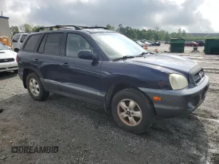 2005 Hyundai Santa Fe GLS with VIN KM8SC13D45U906801, listed as a Copart auction lot 53427275 with 199,612 mi miles and Clean Title. Bid and sale history available at carsss.com. Image 4.