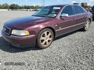 2002 Audi S8 with VIN WAUGU44D02N007783, listed as a Copart auction lot 75713814 with Not Provided miles and Salvage Title. Bid and sale history available at DreamBid. Image 1.