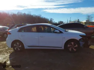 2019 Hyundai Ioniq Hybrid SEL with VIN KMHC75LC9KU110967, listed as a IAAI auction lot 41360402 with 118,972 mi miles. Bid and sale history available at carsss.com. Image 13.