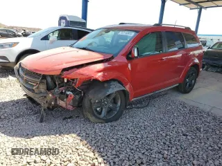2018 Dodge Journey Crossroad z VIN 3C4PDCGG4JT527311, wystawiony jako Copart lot #60917005 z przebiegiem 91 026 mil mil oraz Czysty tytuł • Clean title. Historia ofert i sprzedaży dostępna na DreamBid. Obrazek 1.