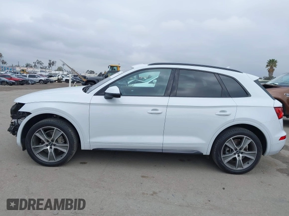 2020 Audi Q5 Premium Plus with VIN WA1BNAFY3L2098991, listed as a IAAI auction lot 42185111 with 94,758 mi miles and . Bid and sale history available at DreamBid. Image 15.