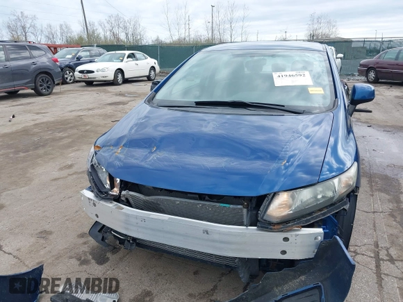 2013 Honda Civic LX with VIN 2HGFB2F57DH592390, listed as a IAAI auction lot 41946592 with 157,314 mi miles and . Bid and sale history available at DreamBid. Image 6.