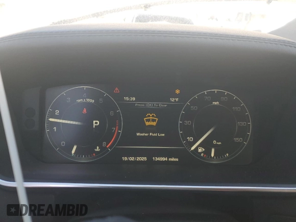 2016 Land Rover Range Rover HSE with VIN SALGS2PFXGA316503, listed as a Copart auction lot 46084185 with 134,994 mi miles and Salvage title. Bid and sale history available at DreamBid. Image 9.
