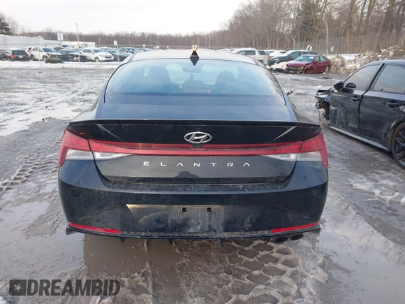 2023 Hyundai Elantra N Line z VIN KMHLR4AF9PU526879, wystawiony jako IAAI lot #41640771 z przebiegiem 51 446 mil mil oraz . Historia ofert i sprzedaży dostępna na DreamBid. Obrazek 16.