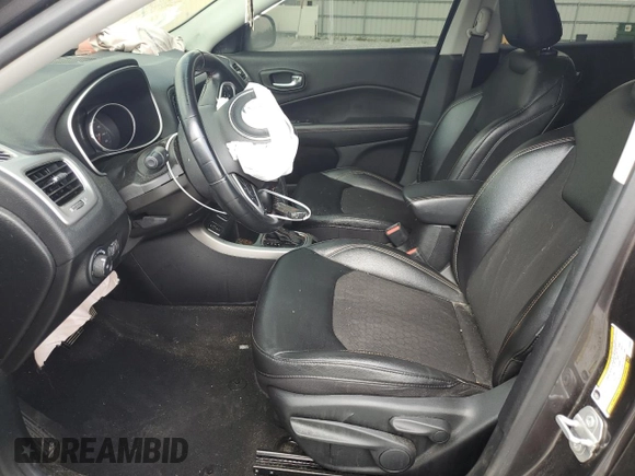 2020 Jeep Compass Latitude with VIN 3C4NJCBB6LT235383, listed as a Copart auction lot 61359355 with Not provided miles and Salvage title. Bid and sale history available at DreamBid. Image 7.