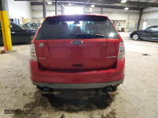 2008 Ford Edge Limited with VIN 2FMDK39C68BB47116, listed as a Copart auction lot 52106725 with 182,209 mi miles and Salvage Title. Bid and sale history available at carsss.com. Image 6.