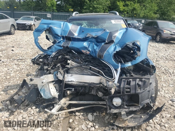 2017 MINI Countryman Cooper S with VIN WMZYT5C39H3B66897, listed as a Copart auction lot 65366474 with 0 mi miles and Salvage Title. Bid and sale history available at carsss.com. Image 5.