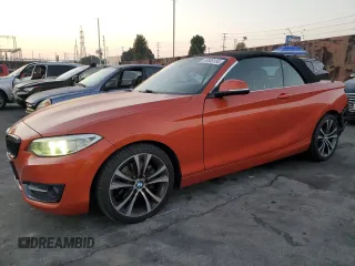 2017 BMW 2 Series with VIN WBA2M9C33HV717575, listed as a Copart auction lot 83808134 with 93,547 mi miles and Salvage title. Bid and sale history available at DreamBid. Image 1.