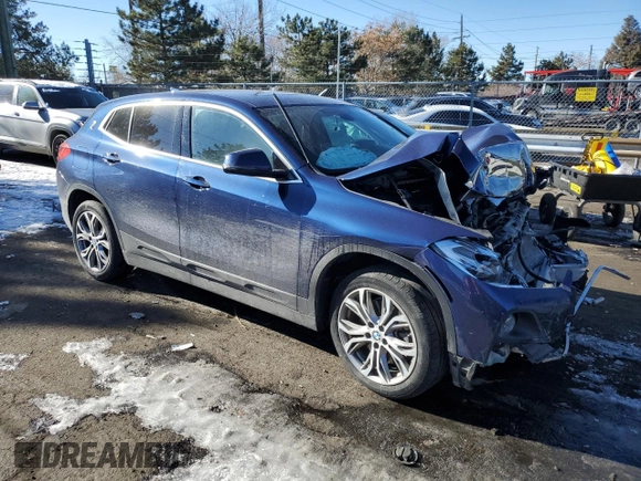 2018 BMW X2 xDrive28i with VIN WBXYJ5C37JEF69697, listed as a Copart auction lot 88116785 with 48,721 mi miles and Salvage Title. Bid and sale history available at carsss.com. Image 4.