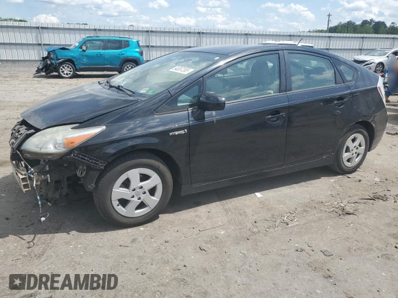 2011 Toyota Prius I with VIN JTDKN3DU2B5312822, listed as a Copart auction lot 54887265 with 107,439 mi miles and Salvage Title. Bid and sale history available at DreamBid. Image 1.