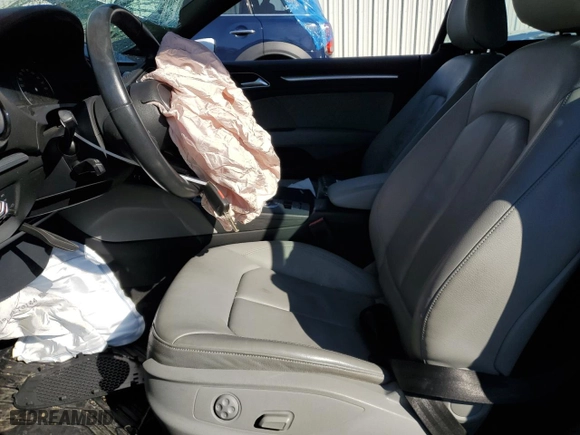 2018 Audi A3 Cabriolet Premium Plus with VIN WAU5ULFF7J1026062, listed as a Copart auction lot 45890495 with 38,509 mi miles and Salvage Title. Bid and sale history available at carsss.com. Image 7.