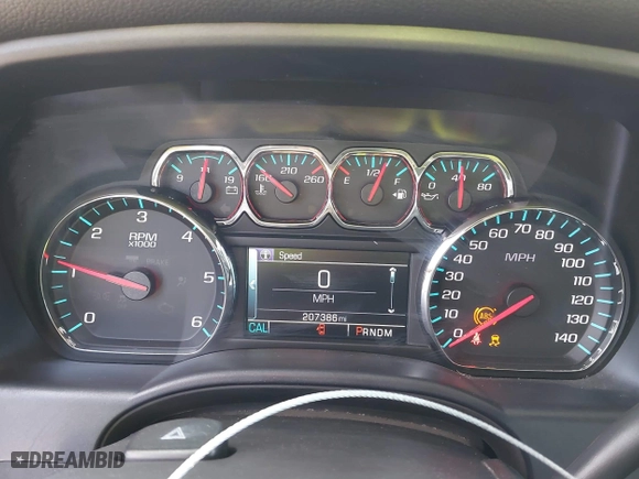 2015 Chevrolet Silverado 1500 LTZ with VIN 3GCUKSEC6FG435135, listed as a IAAI auction lot 41680508 with 207,386 mi miles. Bid and sale history available at carsss.com. Image 7.