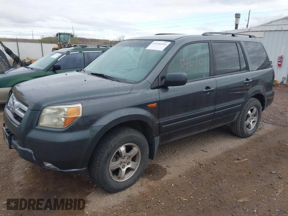 2006 Honda Pilot EX with VIN 2HKYF18426H502390, listed as a IAAI auction lot 42146354 with 164,937 mi miles and . Bid and sale history available at DreamBid. Image 2.