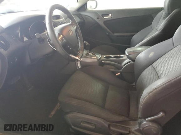 2012 Hyundai Genesis Coupe 2.0T с VIN KMHHT6KD1CU072587, выставлен на аукционе Copart как лот 54270985 с пробегом 174 968 миль миль и Списание • Salvage title. История ставок и продаж доступна на DreamBid. Изображение 7.