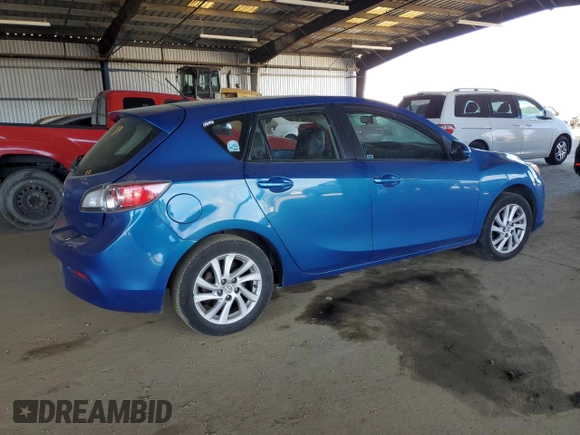 2012 Mazda 3 i Grand Touring with VIN JM1BL1M80C1609710, listed as a Copart auction lot 47229415 with 176,243 mi miles and Salvage Title. Bid and sale history available at DreamBid. Image 3.