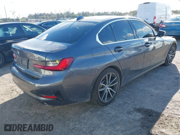 2021 BMW 3 Series 330i xDrive with VIN 3MW5R7J01M8B49173, listed as a IAAI auction lot 41672538 with 82,259 mi miles and . Bid and sale history available at carsss.com. Image 4.