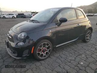 2015 FIAT 500 Turbo with VIN 3C3CFFHH1FT733473, listed as a Copart auction lot 86531054 with 96,923 mi miles and Clean Title. Bid and sale history available at carsss.com. Image 1.