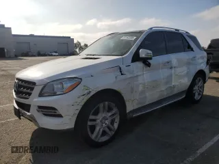 2015 Mercedes-Benz M 350 with VIN 4JGDA5JB9FA608061, listed as a Copart auction lot 55163285 with 177,790 mi miles and Salvage title. Bid and sale history available at DreamBid. Image 1.