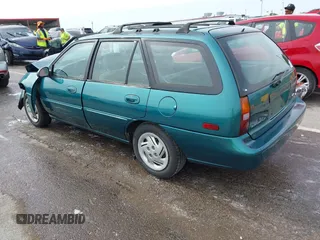 1997 Ford Escort LX with VIN 3FALP15P1VR169817, listed as a IAAI auction lot 42094673 with 111,762 mi miles. Bid and sale history available at carsss.com. Image 3.