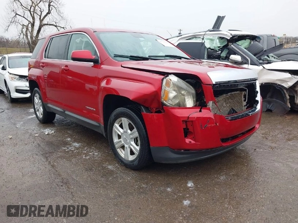 2014 GMC Terrain SLE with VIN 2GKALMEK8E6101903, listed as a IAAI auction lot 41709226 with 116,001 mi miles. Bid and sale history available at carsss.com. Image 1.