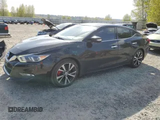 2017 Nissan Maxima SV with VIN 1N4AA6APXHC415486, listed as a Copart auction lot 53340945 with 105,913 mi miles and Salvage Title. Bid and sale history available at carsss.com. Image 1.