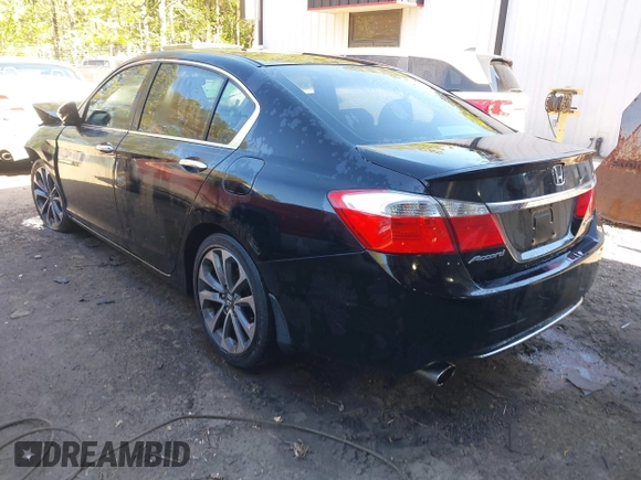 2014 Honda Accord Sport with VIN 1HGCR2F52EA214654, listed as a IAAI auction lot 42048759 with 165,197 mi miles and . Bid and sale history available at carsss.com. Image 3.